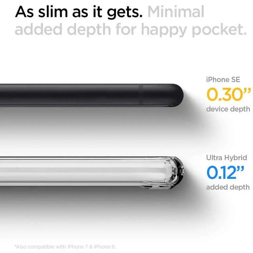 Spigen Ultra Hybrid Case for iPhone 7 / 8 / SE 2020 / SE 2022 - Transparent - Cell phone cases and covers<<<HurtelXML