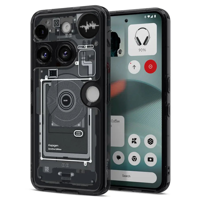 Spigen Ultra Hybrid Case for Nothing Phone 3 Zero One - Transparent - Cell phone cases and covers<<<HurtelXML