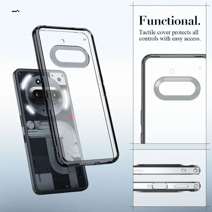 Spigen Ultra Hybrid Case for Nothing Phone 3A - Transparent - Cell phone cases and covers<<<HurtelXML