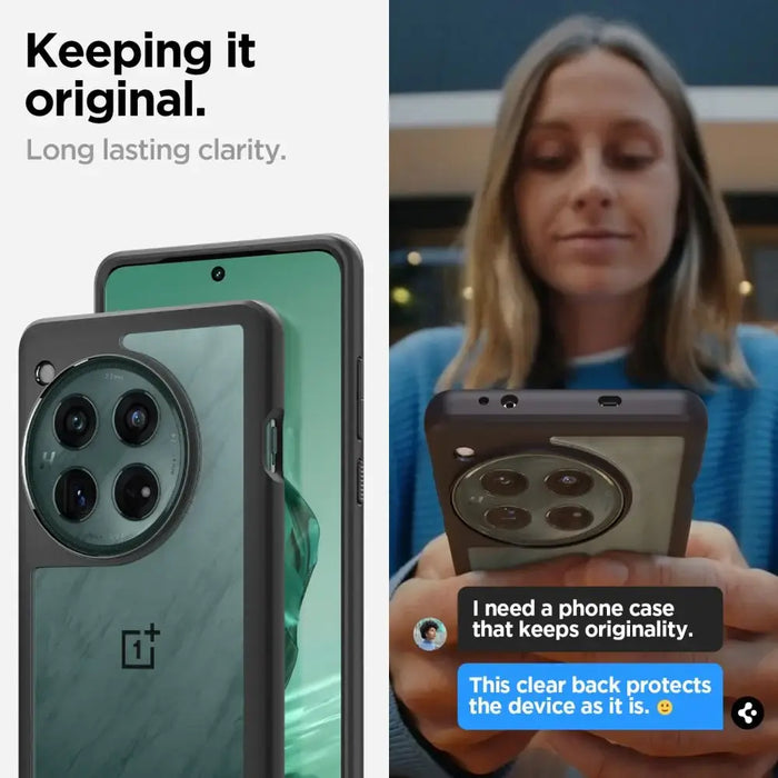 Spigen Ultra Hybrid Case for OnePlus 12 - Matte Black - Cell phone cases and covers<<<HurtelXML