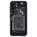 Spigen Ultra Hybrid Case for Samsung Galaxy S24 - Dark Gray (Zero One Pattern) - Cell phone cases and covers<<<HurtelXML