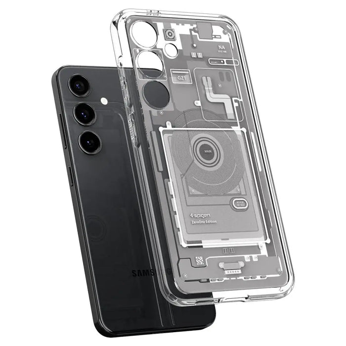 Spigen Ultra Hybrid Case for Samsung Galaxy S24 Zero One - White - Cell phone cases and covers<<<HurtelXML