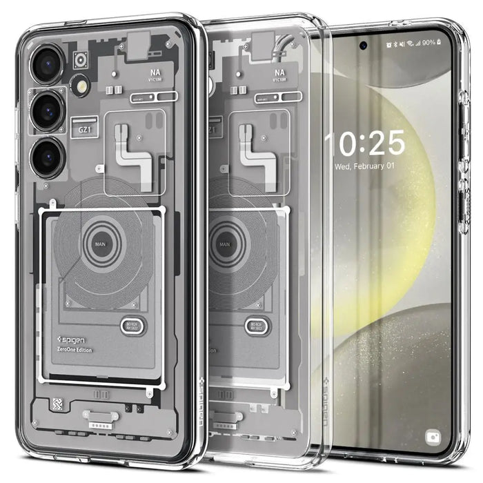 Spigen Ultra Hybrid Case for Samsung Galaxy S24 Zero One - White - Cell phone cases and covers<<<HurtelXML