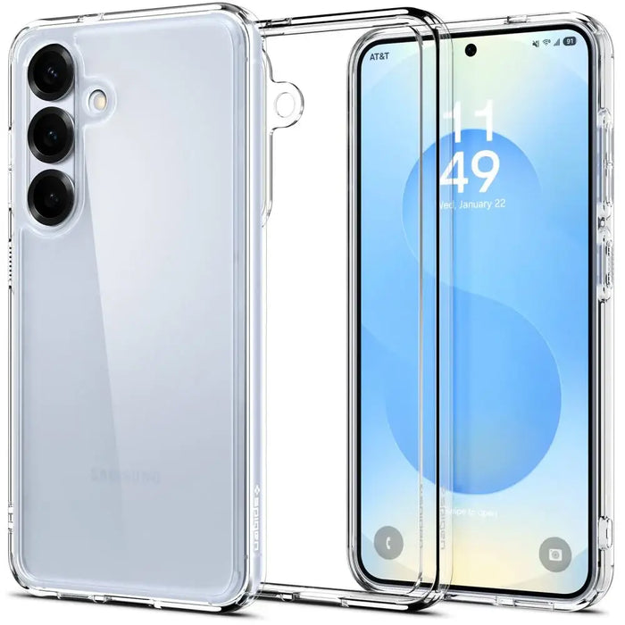 Spigen Ultra Hybrid Case for Samsung Galaxy S25+ - Transparent - Cell phone cases and covers<<<HurtelXML