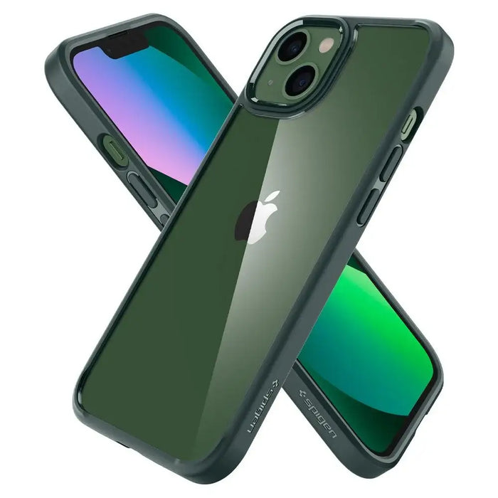 Spigen Ultra Hybrid iPhone 13 Case - Dark Green - Cell phone cases and covers<<<HurtelXML