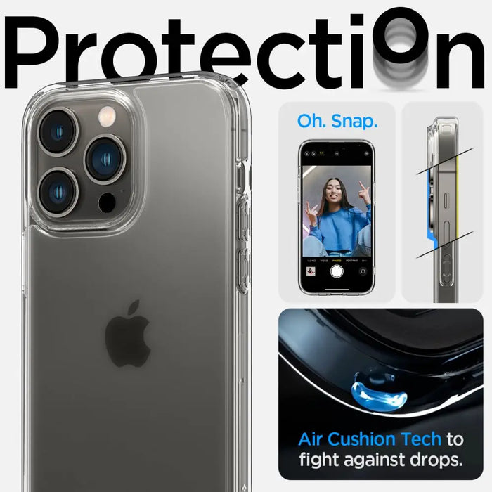 Spigen Ultra Hybrid iPhone 14 Pro Case - Matte Clear - Cell phone cases and covers<<<HurtelXML