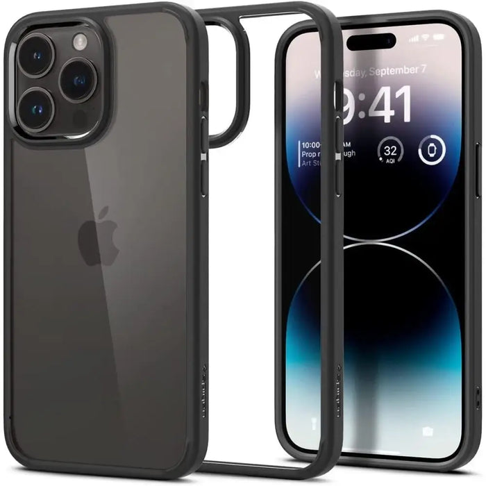 Spigen Ultra Hybrid iPhone 14 Pro Max Case - Matte Black - Cell phone cases and covers<<<HurtelXML