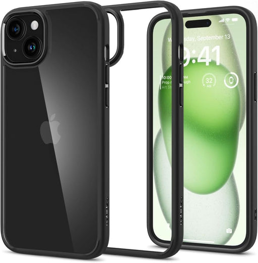 Spigen Ultra Hybrid iPhone 15 Plus Case - Matte Black - Cell phone cases and covers<<<HurtelXML