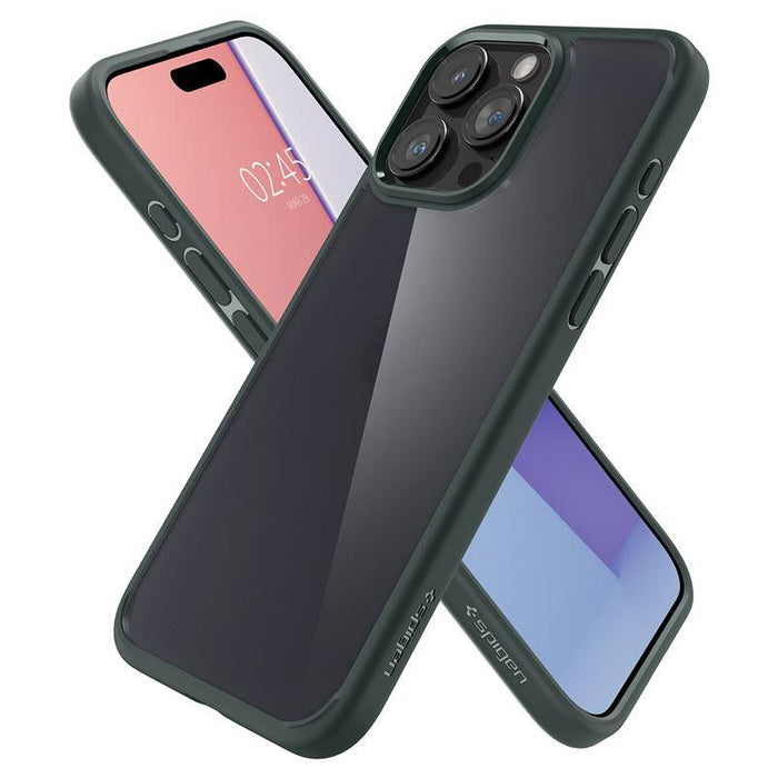 Spigen Ultra Hybrid iPhone 15 Pro Case - Dark Green - Cell phone cases and covers<<<HurtelXML