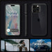 Spigen Ultra Hybrid iPhone 15 Pro Max Case - Clear Black - Cell phone cases and covers<<<HurtelXML