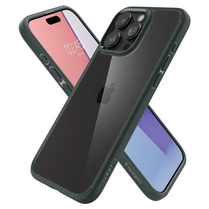 Spigen Ultra Hybrid iPhone 15 Pro Max Case - Dark Green - Cell phone cases and covers<<<HurtelXML