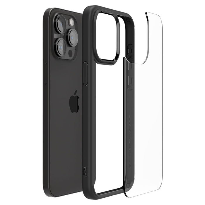 Spigen Ultra Hybrid iPhone 15 Pro Max Case - Matte Black - Cell phone cases and covers<<<HurtelXML