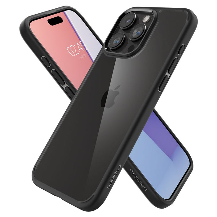 Spigen Ultra Hybrid iPhone 15 Pro Max Case - Matte Black - Cell phone cases and covers<<<HurtelXML