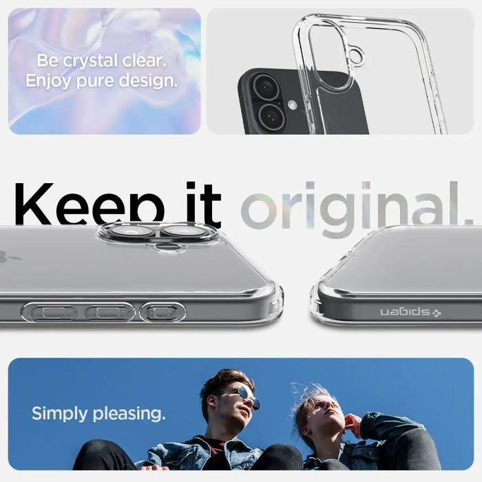 Spigen Ultra Hybrid iPhone 16 Plus Case - Clear - Cell phone cases and covers<<<HurtelXML