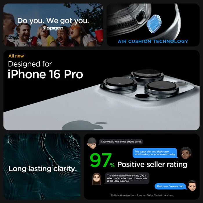 Spigen Ultra Hybrid iPhone 16 Pro Case - Blue - Cell phone cases and covers<<<HurtelXML