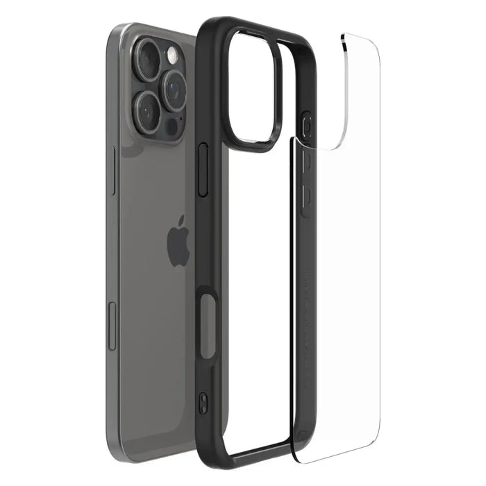 Spigen Ultra Hybrid iPhone 16 Pro Case - Matte Black - Cell phone cases and covers<<<HurtelXML