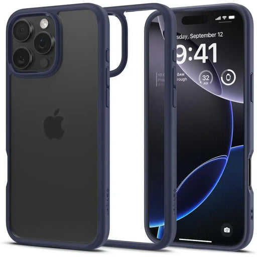 Spigen Ultra Hybrid iPhone 16 Pro Max Case - Blue - Cell phone cases and covers<<<HurtelXML