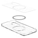 Spigen Ultra Hybrid Mag Case for Samsung Galaxy S25 - Clear - Cell phone cases and covers<<<HurtelXML