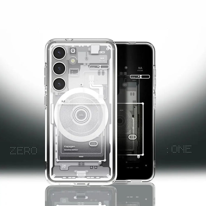 Spigen Ultra Hybrid Mag Case for Samsung Galaxy S25 Zero One - White - Cell phone cases and covers<<<HurtelXML