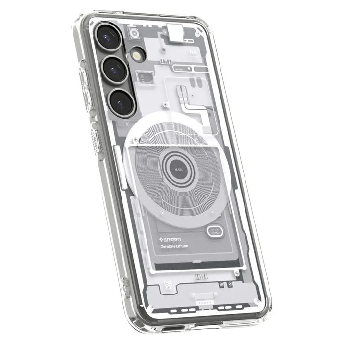 Spigen Ultra Hybrid Mag Case for Samsung Galaxy S25 Zero One - White - Cell phone cases and covers<<<HurtelXML