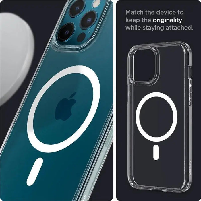 Spigen Ultra Hybrid Mag Case with MagSafe for iPhone 12 Pro Max - White - Cell phone cases and covers<<<HurtelXML