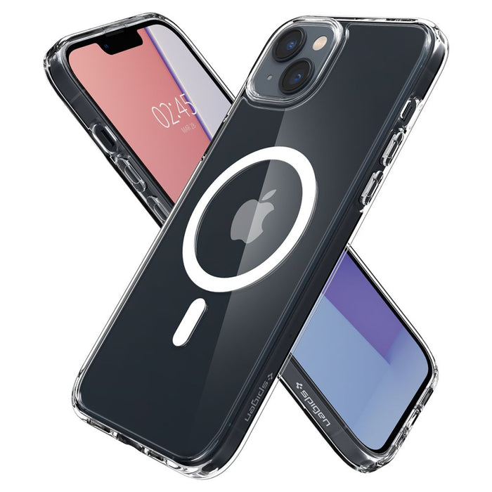 Spigen Ultra Hybrid Mag Case with MagSafe for iPhone 14 - Clear/White - Cell phone cases and covers<<<HurtelXML