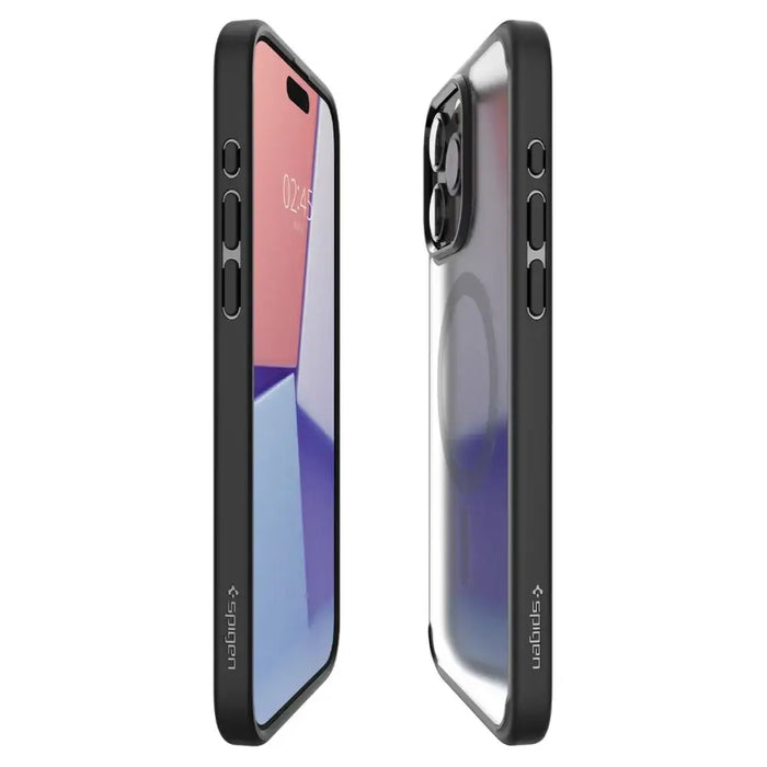 Spigen Ultra Hybrid Mag Case with MagSafe for iPhone 15 Pro - Clear Black - Cell phone cases and covers<<<HurtelXML