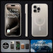 Spigen Ultra Hybrid Mag Case with MagSafe for iPhone 15 Pro - Matte Natural Titanium - Cell phone cases