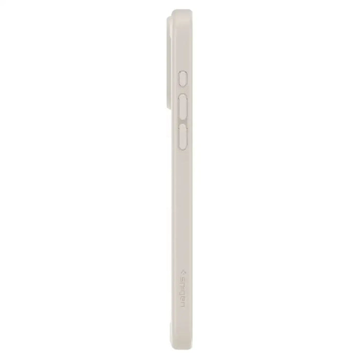 Spigen Ultra Hybrid Mag Case with MagSafe for iPhone 15 Pro - Matte Natural Titanium - Cell phone cases