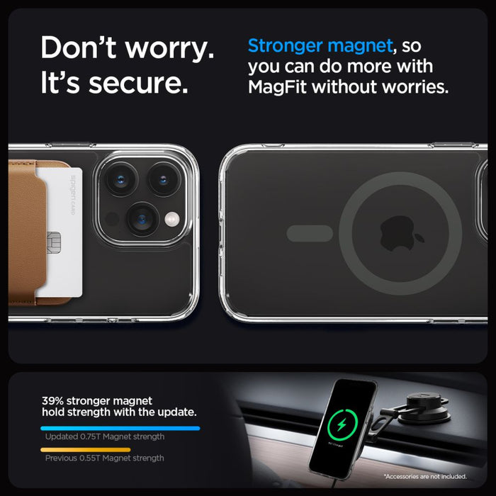 Spigen Ultra Hybrid Mag case with MagSafe for iPhone 15 Pro Max - graphite - Cell phone cases and covers<<<HurtelXML