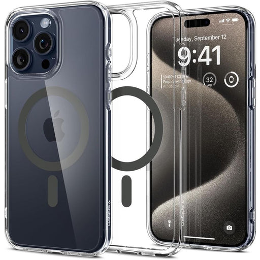 Spigen Ultra Hybrid Mag case with MagSafe for iPhone 15 Pro Max - graphite - Cell phone cases and covers<<<HurtelXML