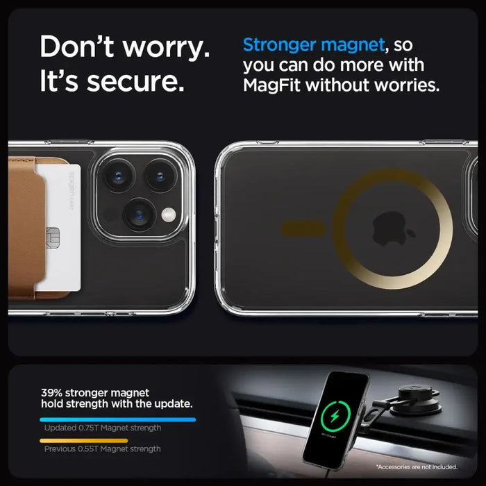 Spigen Ultra Hybrid Mag Case with MagSafe for iPhone 15 Pro Max - Gold - Cell phone cases and covers<<<HurtelXML