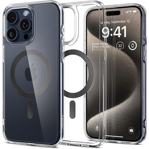 Spigen Ultra Hybrid Mag Case with MagSafe for iPhone 15 Pro Max - Gray - Cell phone cases and covers<<<HurtelXML