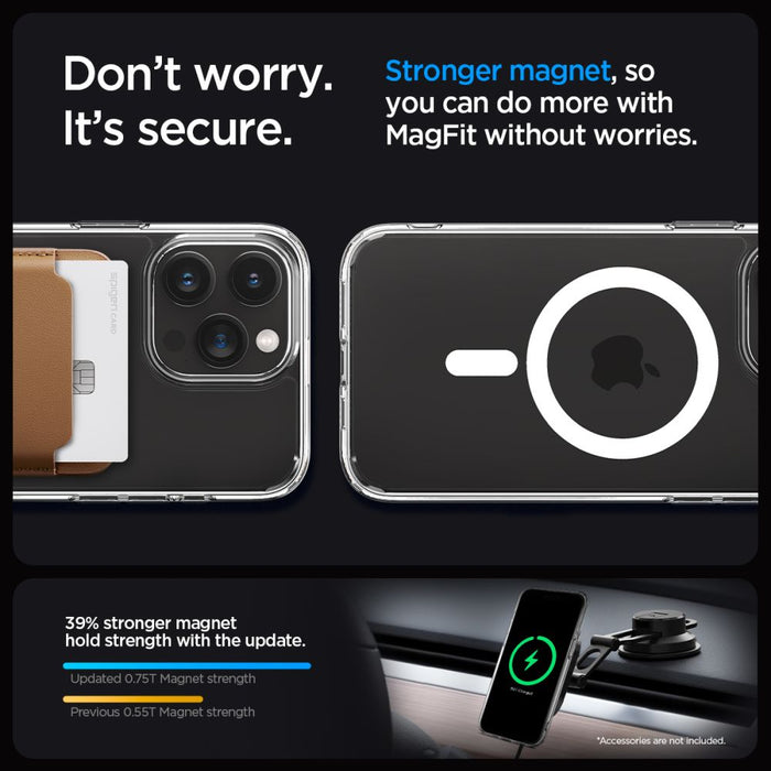 Spigen Ultra Hybrid Mag Case with MagSafe for iPhone 15 Pro - White - Cell phone cases and covers<<<HurtelXML