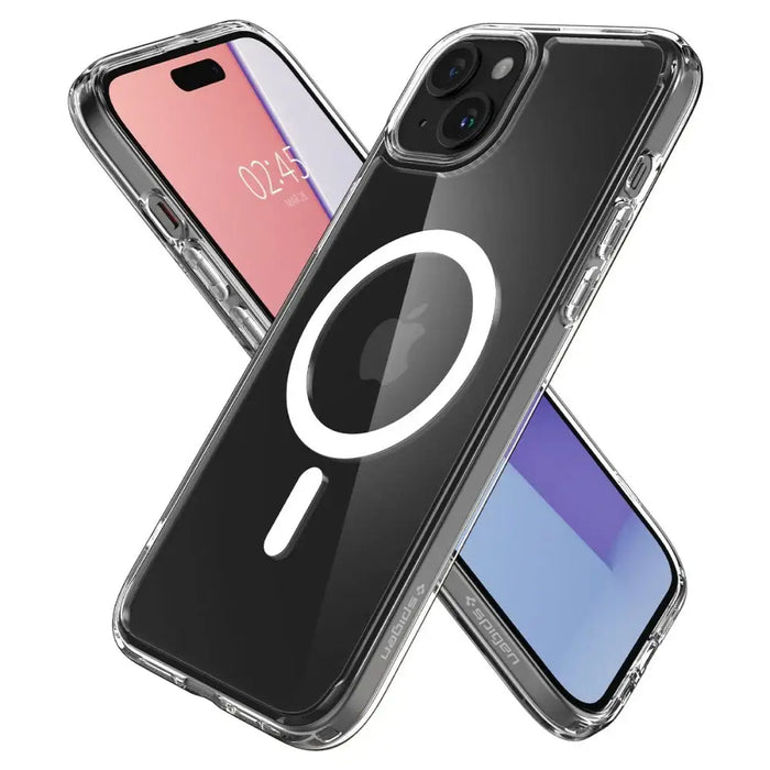 Spigen Ultra Hybrid Mag Case with MagSafe for iPhone 15 - White - Cell phone cases and covers<<<HurtelXML