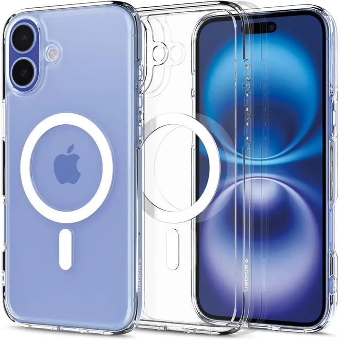 Spigen Ultra Hybrid Mag Case with MagSafe for iPhone 16 Plus - White - Cell phone cases and covers<<<HurtelXML