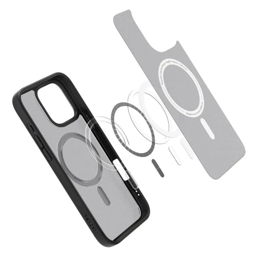 Spigen Ultra Hybrid Mag Case with MagSafe for iPhone 16 Pro - Black - Cell phone cases and covers<<<HurtelXML