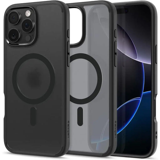Spigen Ultra Hybrid Mag Case with MagSafe for iPhone 16 Pro - Black - Cell phone cases and covers<<<HurtelXML