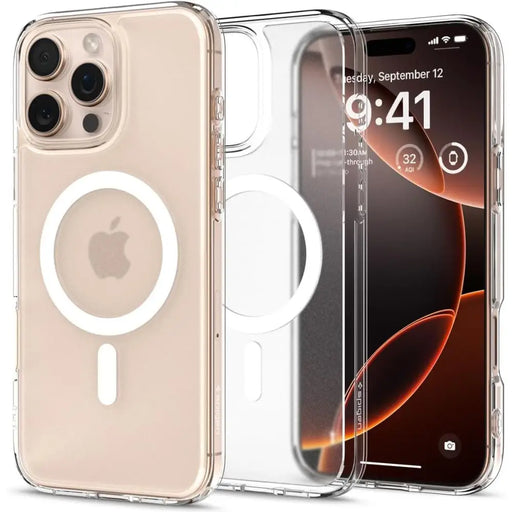 Spigen Ultra Hybrid Mag Case with MagSafe for iPhone 16 Pro - Clear - Cell phone cases and covers<<<HurtelXML