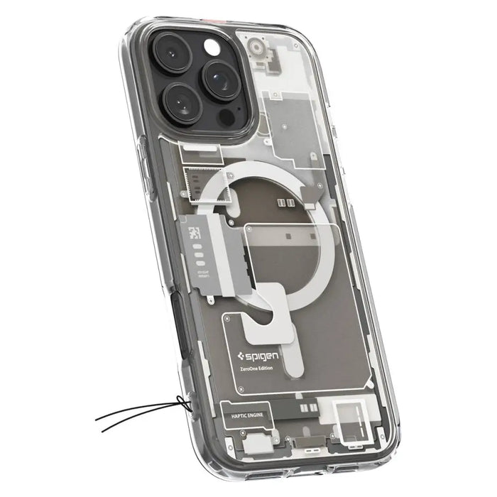 Spigen Ultra Hybrid Mag Zero One case with MagSafe for iPhone 16 Pro - titanium - Cell phone cases
