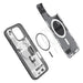 Spigen Ultra Hybrid Mag Zero One Case with MagSafe for iPhone 16 Pro - Dark Gray - Cell phone cases