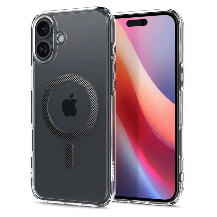 Spigen Ultra Hybrid MagSafe Carbon Fiber for iPhone 16 - Dark Gray - Cell phone cases and covers<<<HurtelXML