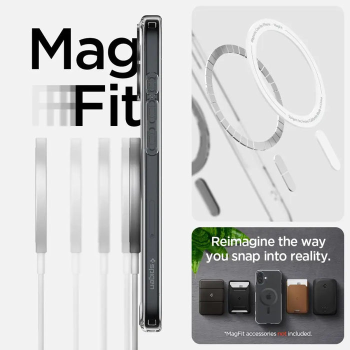 Spigen Ultra Hybrid MagSafe Carbon Fiber for iPhone 16 - Dark Gray - Cell phone cases and covers<<<HurtelXML