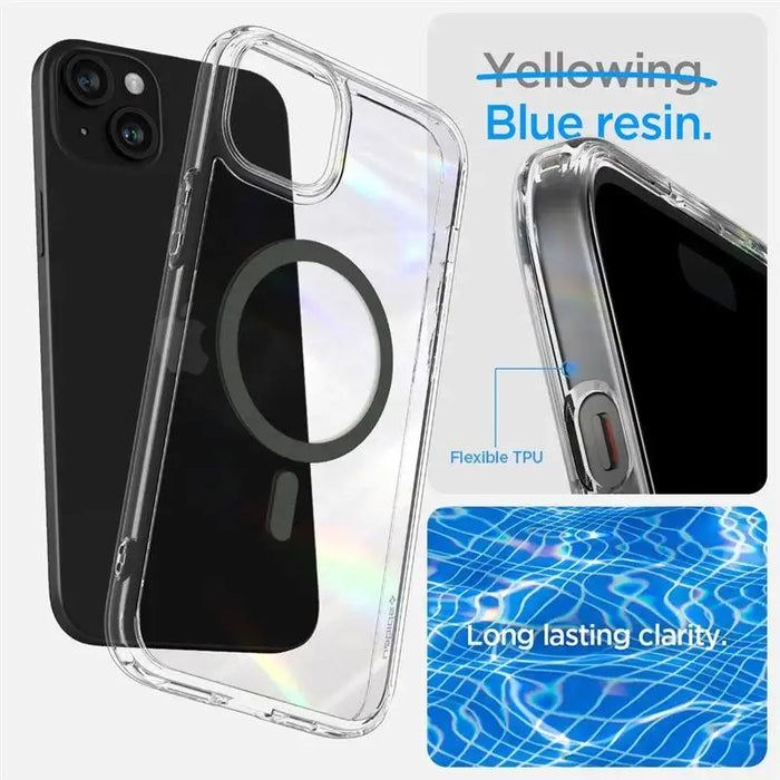 Spigen Ultra Hybrid MagSafe case for iPhone 15 Plus - graphite - Cell phone cases and covers<<<HurtelXML