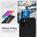 Spigen Ultra Hybrid MagSafe case for iPhone 15 Plus - graphite - Cell phone cases and covers<<<HurtelXML