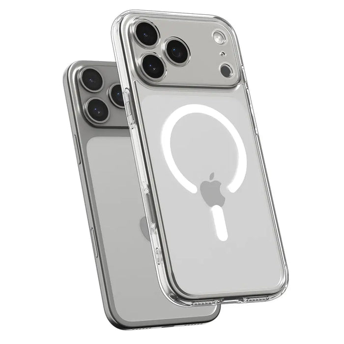 Spigen Ultra Hybrid MagSafe Case for iPhone 17 Pro - Clear and White - Cell phone cases and covers<<<HurtelXML