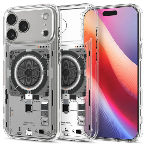 Spigen Ultra Hybrid MagSafe Case for iPhone 17 Pro Max Neo One - Clear - Cell phone cases and covers<<<HurtelXML