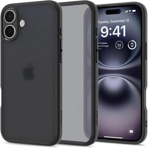 Spigen Ultra Hybrid MagSafe for iPhone 16 - Black - Cell phone cases and covers<<<HurtelXML