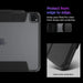 Spigen Ultra Hybrid Pro Case for iPad Pro 13’’ 2024 - Black - Cell phone cases and covers<<<HurtelXML