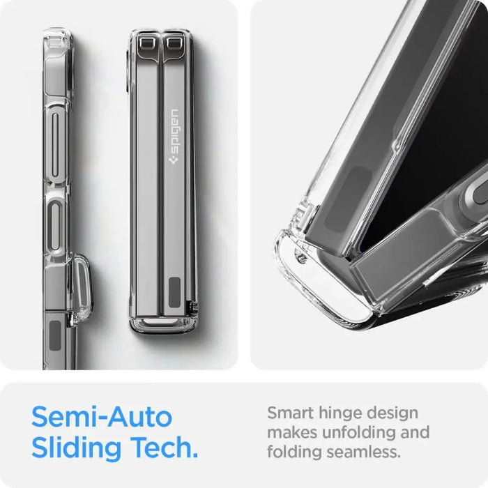 Spigen Ultra Hybrid Pro Case for Samsung Galaxy Z Flip 6 - Clear - Cell phone cases and covers<<<HurtelXML